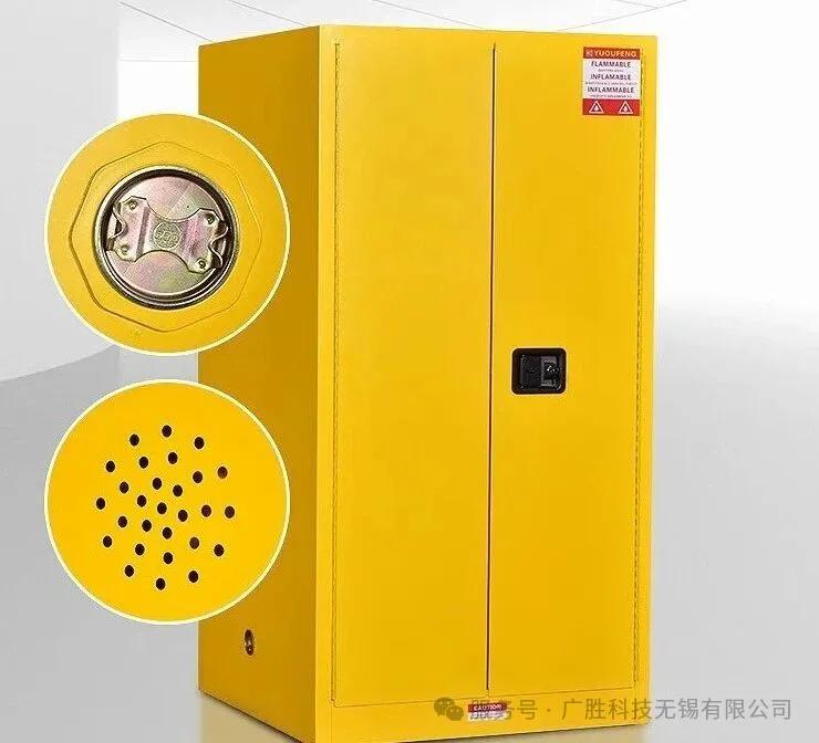 Reguliuojamų ventiliacijos angų ant degių saugos spintelių svarbiausias vaidmuo